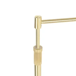 QAZQA vloerlampen notia goudkleurig geïntegreerde led