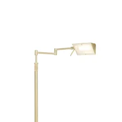 QAZQA vloerlampen notia goudkleurig geïntegreerde led