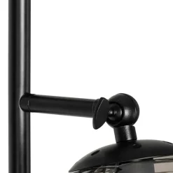 Staande Lampen-QAZQA vloerlampen pallon zilverkleurig e14