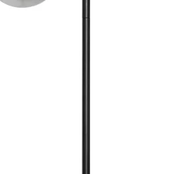 Staande Lampen-QAZQA vloerlampen pallon zilverkleurig e14