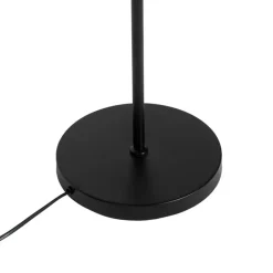 Staande Lampen-QAZQA vloerlampen pallon zilverkleurig e14