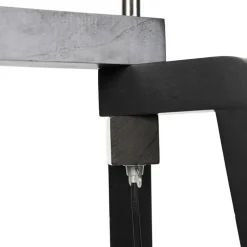 QAZQA vloerlampen puros taupe e27