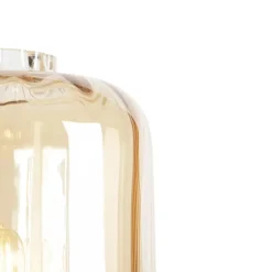 Staande Lampen-QAZQA vloerlampen qara beige e27