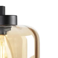 Staande Lampen-QAZQA vloerlampen qara beige e27