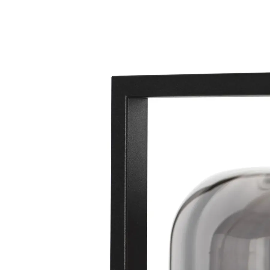 QAZQA vloerlampen qara zwart e27