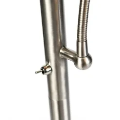 Staande Lampen-QAZQA vloerlampen retro grijs e27