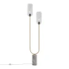QAZQA vloerlampen rid goudkleurig e27