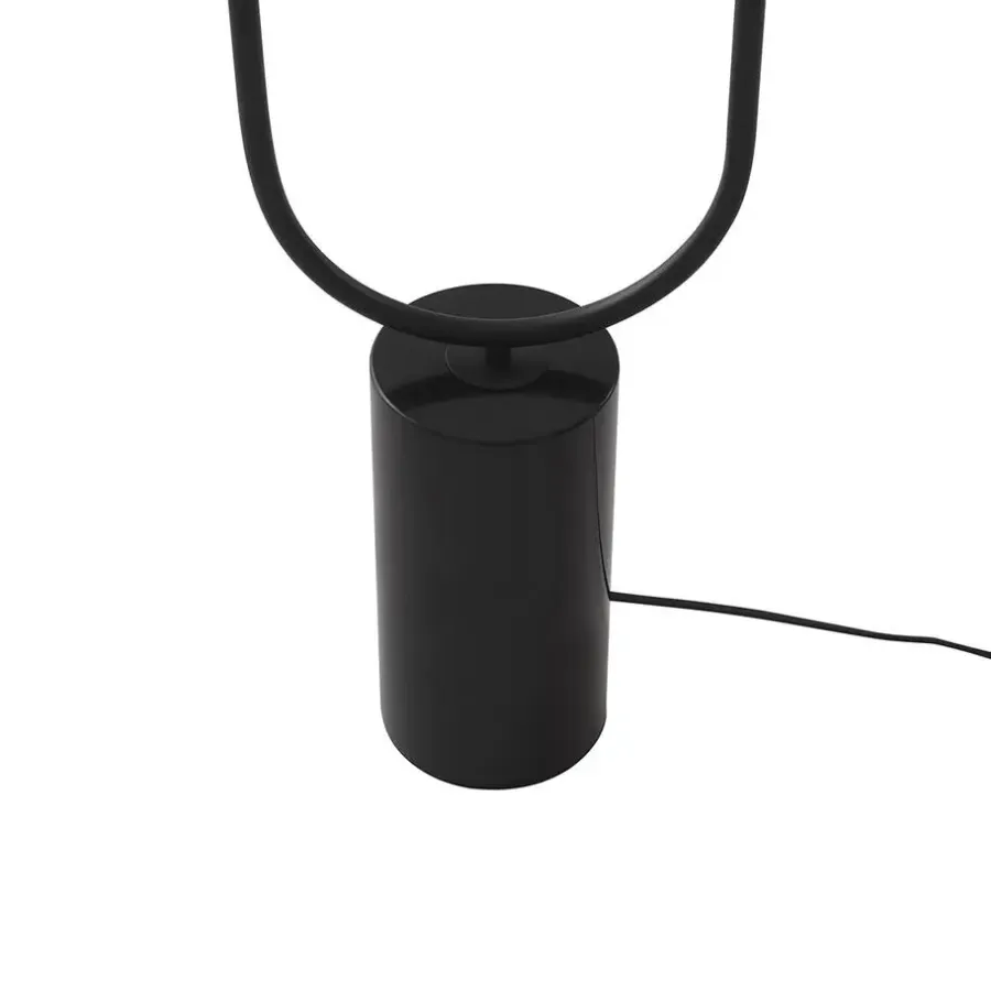 Staande Lampen-QAZQA vloerlampen rid zwart e27