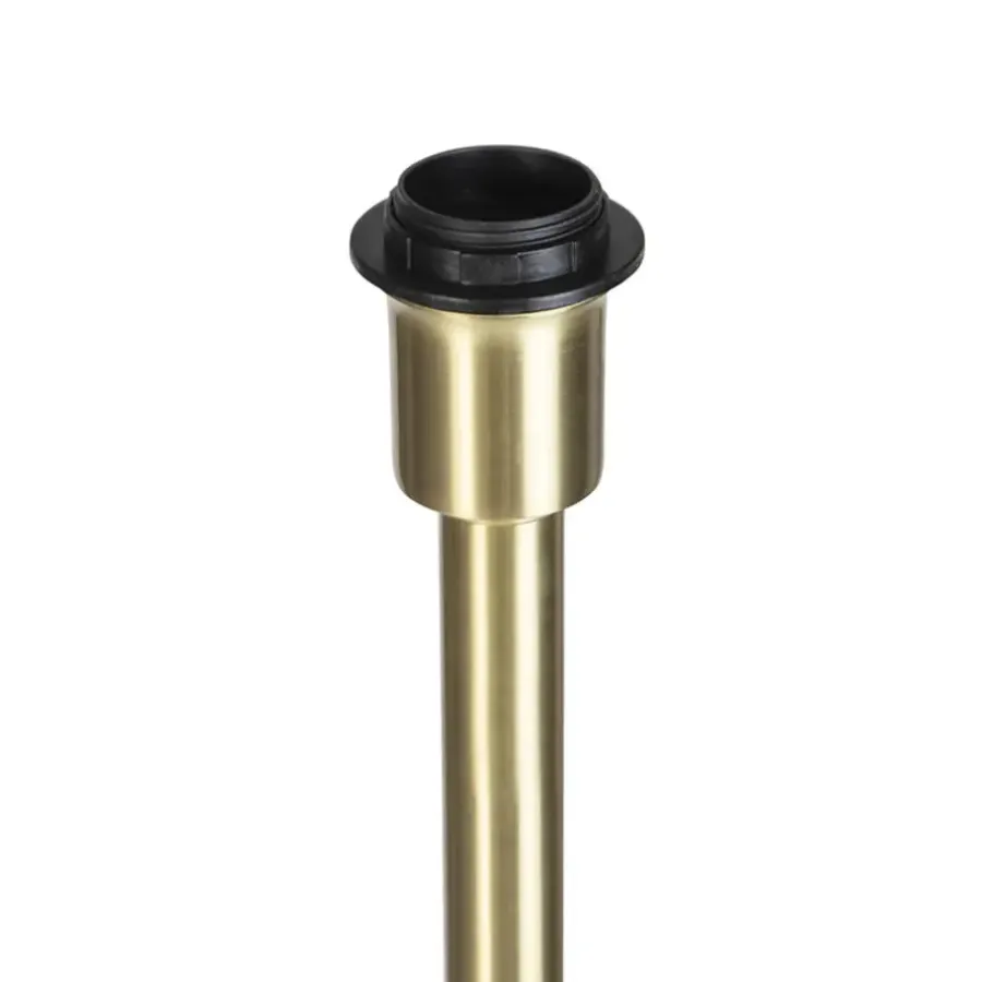 Staande Lampen-QAZQA vloerlampen simplo goudkleurig e27