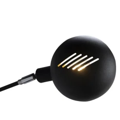 Staande Lampen-QAZQA vloerlampen sixties zwart e14