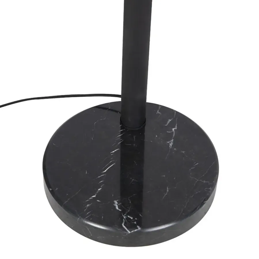 Staande Lampen-QAZQA vloerlampen sixties zwart e14