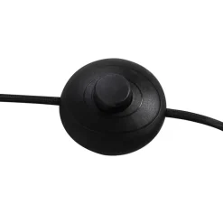 Staande Lampen-QAZQA vloerlampen sixties zwart e14