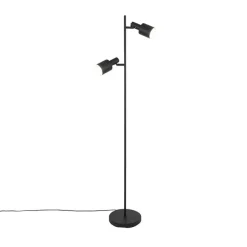 QAZQA vloerlampen stijn zwart e27