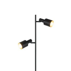 QAZQA vloerlampen stijn zwart e27