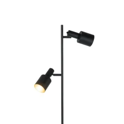 QAZQA vloerlampen stijn zwart e27