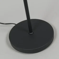 Staande Lampen-QAZQA vloerlampen trax zwart geïntegreerde led