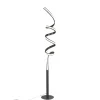 Staande Lampen-QAZQA vloerlampen twisted fl zwart geïntegreerde led
