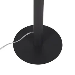 Staande Lampen-QAZQA vloerlampen twisted fl zwart geïntegreerde led