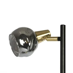 Staande Lampen-QAZQA vloerlampen vidro goudkleurig e14