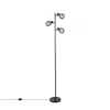 Staande Lampen-QAZQA vloerlampen vidro zwart e14