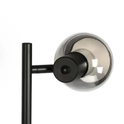 Staande Lampen-QAZQA vloerlampen vidro zwart e14