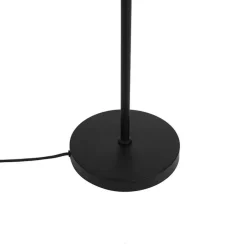Staande Lampen-QAZQA vloerlampen vidro zwart e14