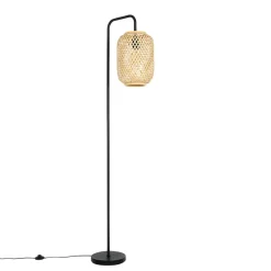 Staande Lampen-QAZQA vloerlampen yvonne crème e27