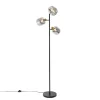 Staande Lampen-QAZQA vloerlampen zuzanna grijs e14