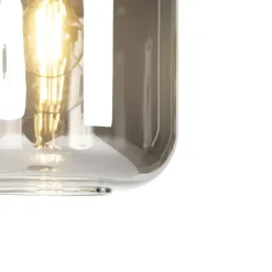 Staande Lampen-QAZQA vloerlampen zuzanna grijs e27