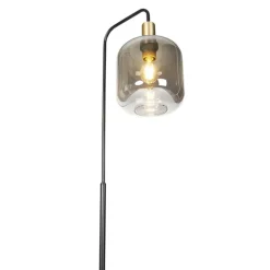 Staande Lampen-QAZQA vloerlampen zuzanna grijs e27