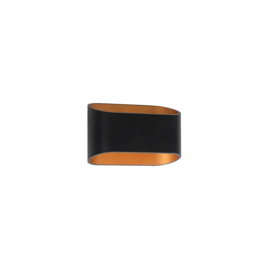 QAZQA wandlampen alone zwart g9