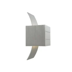 Wandlampen-QAZQA wandlampen amy zilverkleurig g9