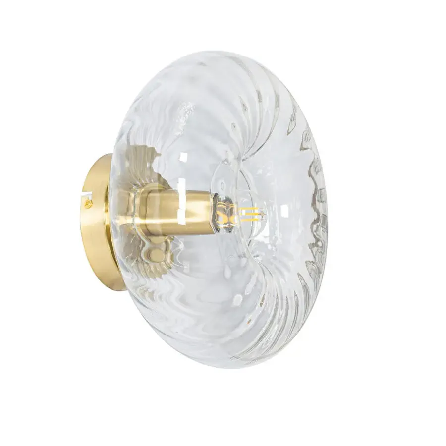 Wandlampen-QAZQA wandlampen ayesha goudkleurig e27