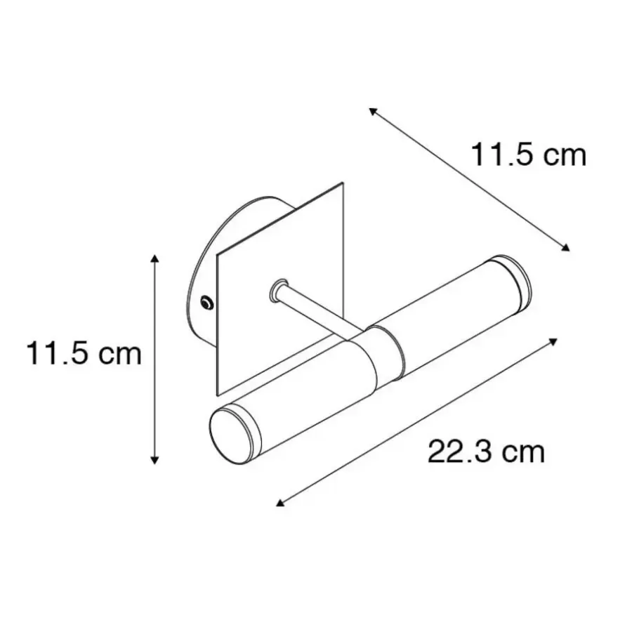 QAZQA wandlampen bath zilverkleurig g9