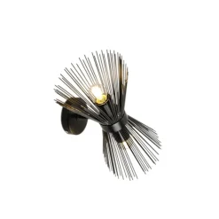 Wandlampen-QAZQA wandlampen broom zwart e27