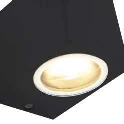 Wandlampen-QAZQA wandlampen buiten baleno zwart gu10