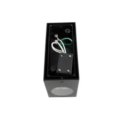 Buitenverlichting|Wandlampen-QAZQA wandlampen buiten baleno zwart gu10