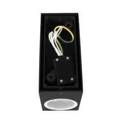 QAZQA wandlampen buiten baleno zwart gu10