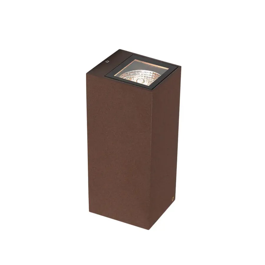 QAZQA wandlampen buiten baleno bronskleurig gu10