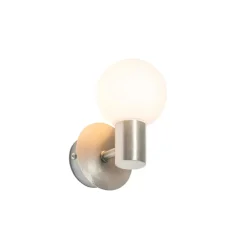 Wandlampen-QAZQA wandlampen buiten cederic zilverkleurig g9