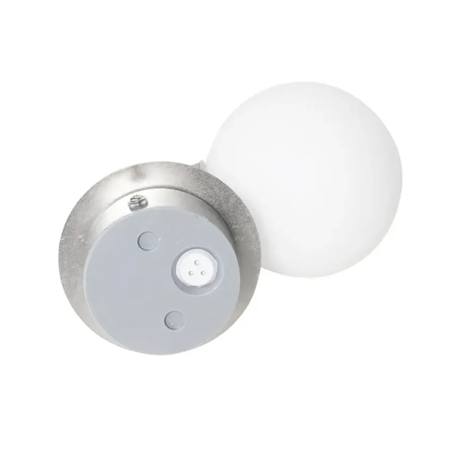 Wandlampen-QAZQA wandlampen buiten cederic zilverkleurig g9