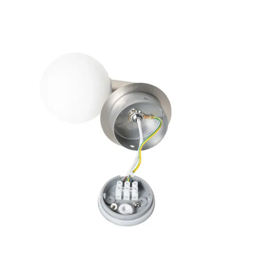 Wandlampen-QAZQA wandlampen buiten cederic zilverkleurig g9
