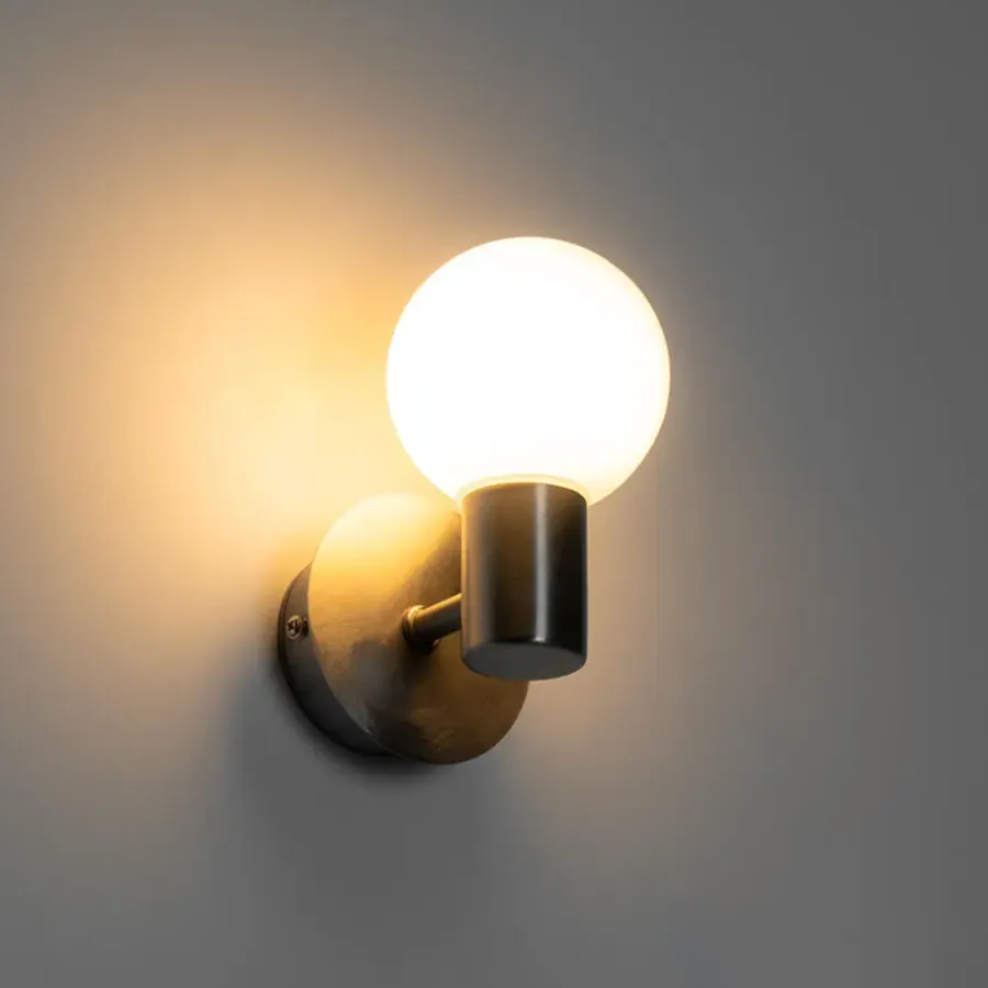 Wandlampen-QAZQA wandlampen buiten cederic zilverkleurig g9