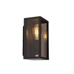 Wandlampen-QAZQA wandlampen buiten charlois bruin e27