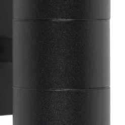 QAZQA wandlampen buiten duo zwart gu10