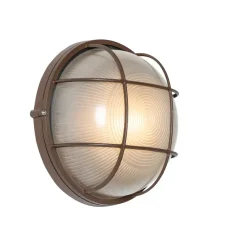 QAZQA wandlampen buiten hanneke bronskleurig e27