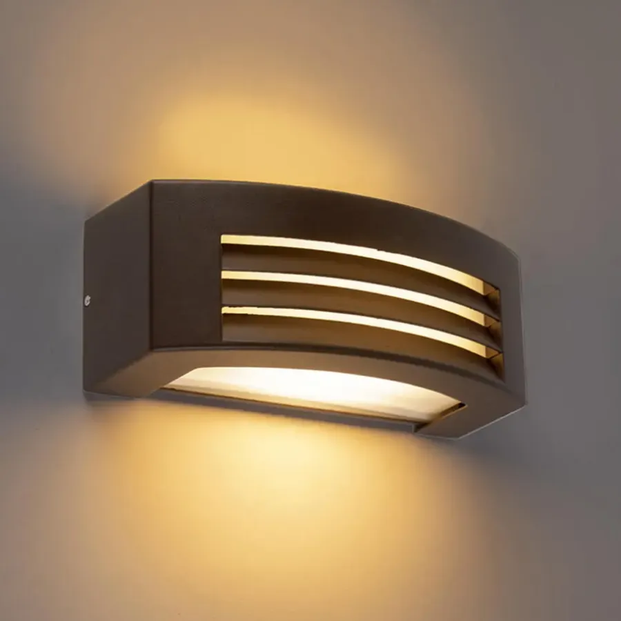 Wandlampen-QAZQA wandlampen buiten hurricane bronskleurig e27