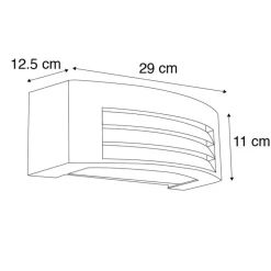 Wandlampen-QAZQA wandlampen buiten hurricane bronskleurig e27