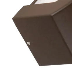 Wandlampen-QAZQA wandlampen buiten hurricane bronskleurig e27