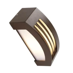 Wandlampen-QAZQA wandlampen buiten hurricane bronskleurig e27